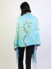 Oil Painting Design Fashion Scarf W/ Fringes